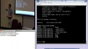 OpenSecurityTraining: Introduction To Software Exploits (day 2, part 2)