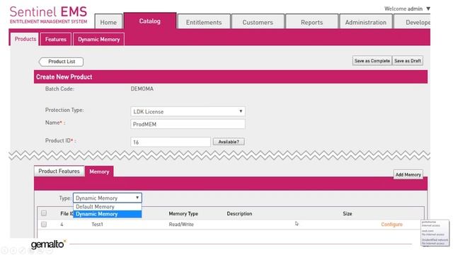 Product Walkthrough | Sentinel LDK 7.5 смотреть онлайн