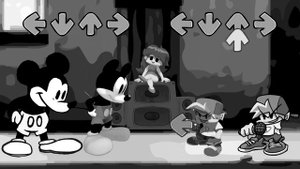 Mickey Mouse FNF 3D and 2D Animation Comparison