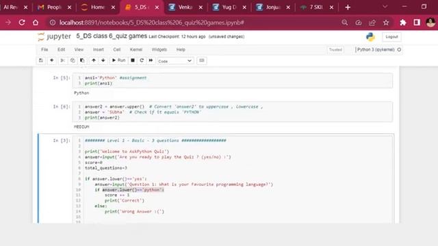 12_Creating Quiz Games in Python - interactive programs