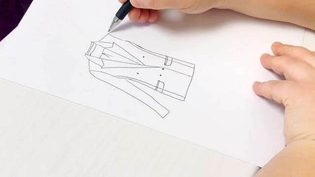 Технический рисунок женского пиджака смотреть онлайн