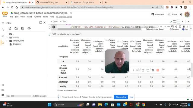 How to build an drug name collaberative filtering recommendation system using KNN and this dataset смотреть онлайн
