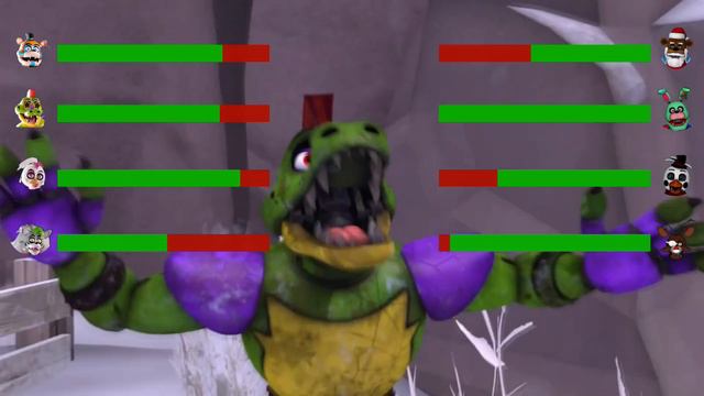 [SFM FNaF] Security Breach vs Christmas WITH Healthbars смотреть онлайн