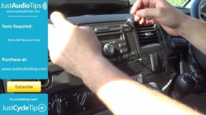 Radio Removal Ford Transit (2006-2013) | JustSimpleTips
