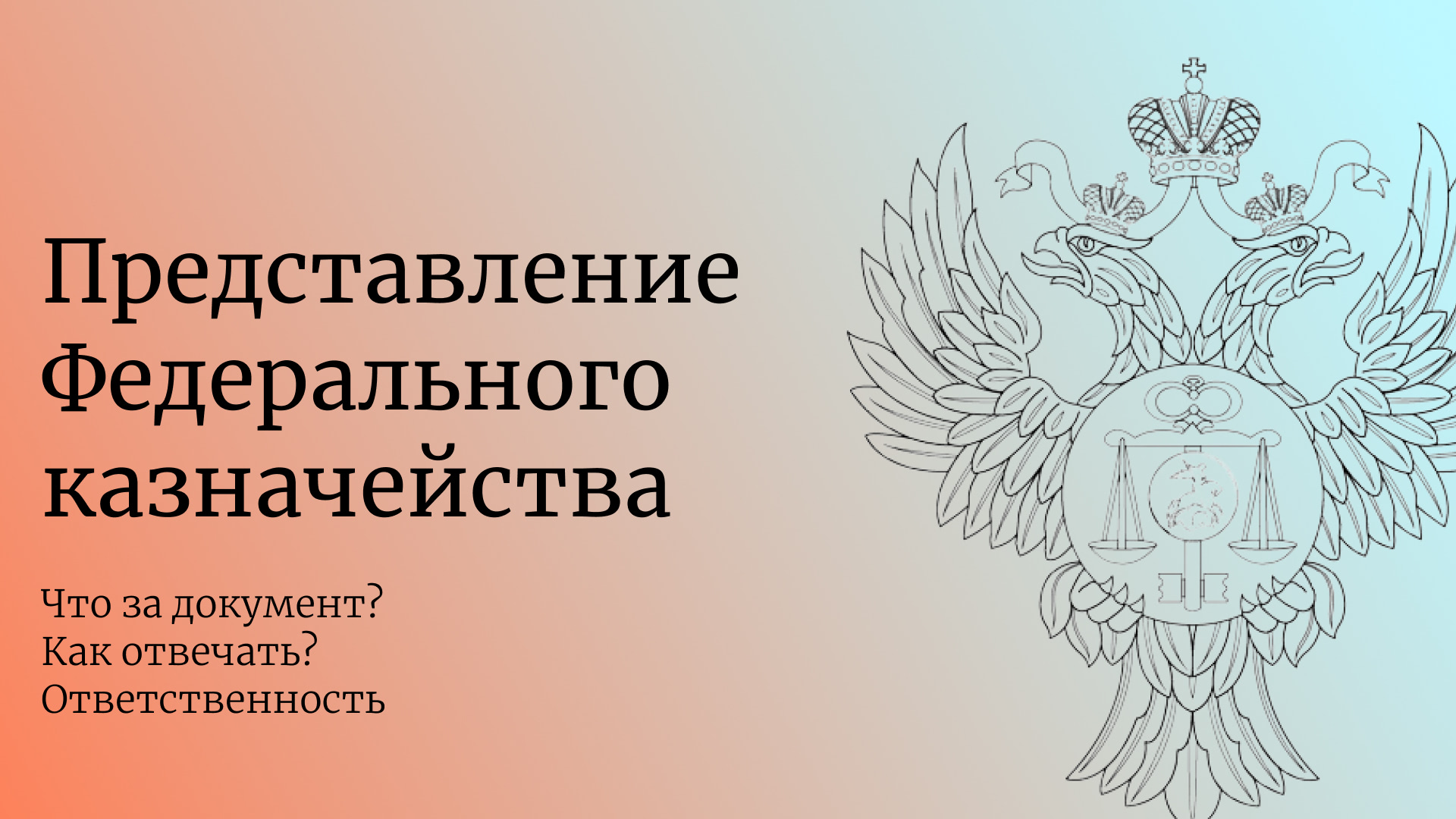 Представление Федерального казначейства