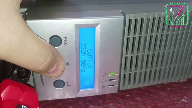 Ремонт ибп EATON EX2200 RT 2U UPS и тестирование после ремонта  remontibp.ru