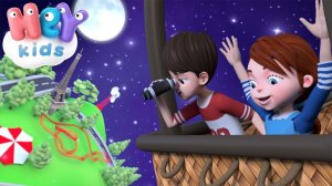 Vorrei stare in alto come la Luna | Musica per bambini in Italiano - HeyKids