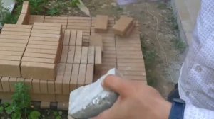 Испытание клинкерной брусчатки 45мм и бетонной брусчатки 60мм