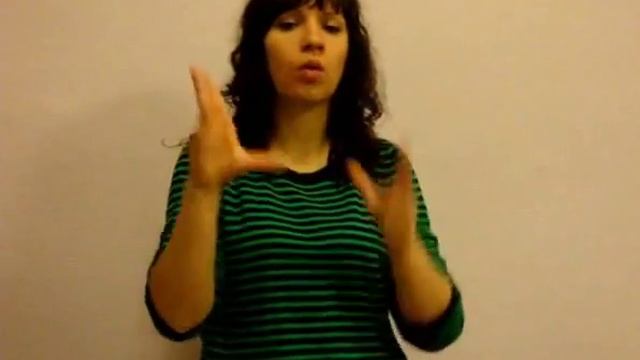 Русский жестовый язык: жесты действия ("глаголы")