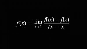 A New Definition of the Derivative? #SoME3