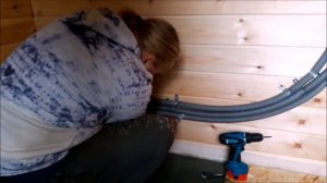 отопление частного дома своими руками Ч.2 (Разводим радиаторы отопления и навешиваем котел )