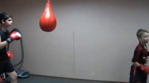 Работа на боксерских мешках с ускорениями