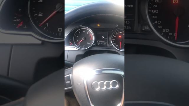 Audi a5 3.2 fsi запуск после недельного простоя (треска цепи нет)