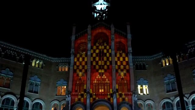 Sant Pau Recinte Modernista mapping 2018 смотреть онлайн