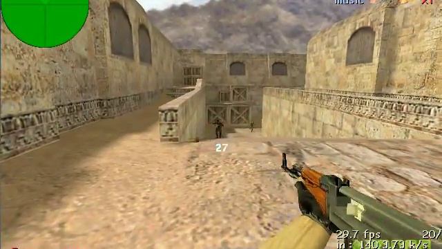 CS 1.6 - Играю CSDM с ботами [Игры] смотреть онлайн