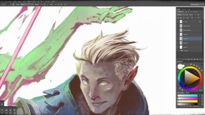 character design: are you making bad decisions?  / /  full process, speedpaint d&d warlock