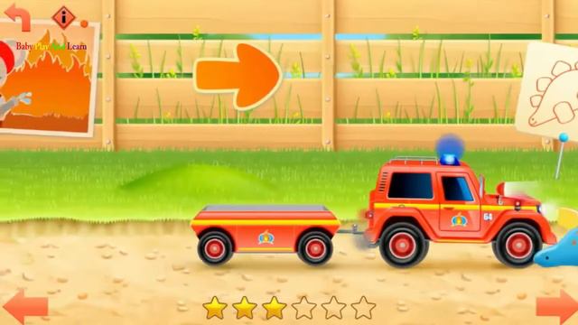 Firetrucks: 911 Rescue | Offroad Firetruck, Vintage Firetruck And Etc | Educational Game For Kids