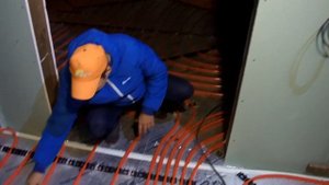 Водяной теплый пол. PIR-панели в качестве утеплителя.