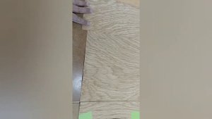 Подгонка шпона моим способом. Установка шпонированных панелей.