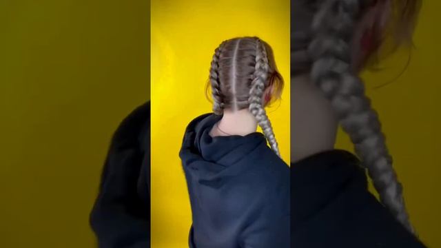 Две косы - этот классический стиль прически стал неотъемлемой частью моды и стиля. #косыижевск #кос смотреть онлайн