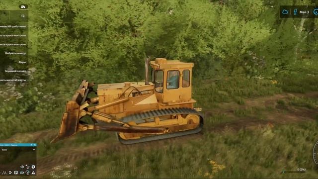 Farming Simulator 22. Трактор Т130 ЧТЗ. Обзор мода. Бульдозер, которого больше ни у кого нет