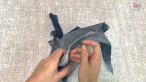 Refashion DIY Denim Bustier Top From Old Jeans / Corset Crop top / Recycle Old Jeans into Vest