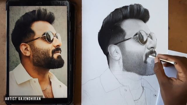 How To Draw Realistic Beard | Tutorial for BEGINNERS #art #tutorialdrawing