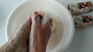 Дегтярное мыло "Формула чистоты" Обзор, распаковка, мыление