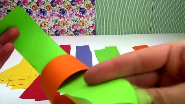 Гирлянда для праздника из цветной бумаги смотреть онлайн