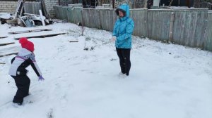 Первый снег в Севастополе