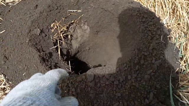 Бурим лунки с помощью журавля для мотобура. смотреть онлайн