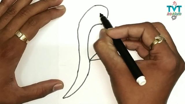 How To Turn Number 2 Into The Parrot ! Number Drawing ! Step By Step ! Easy Drawing смотреть онлайн