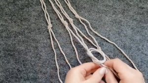 DIY Macrame | Плетение простого кашпо для цветов