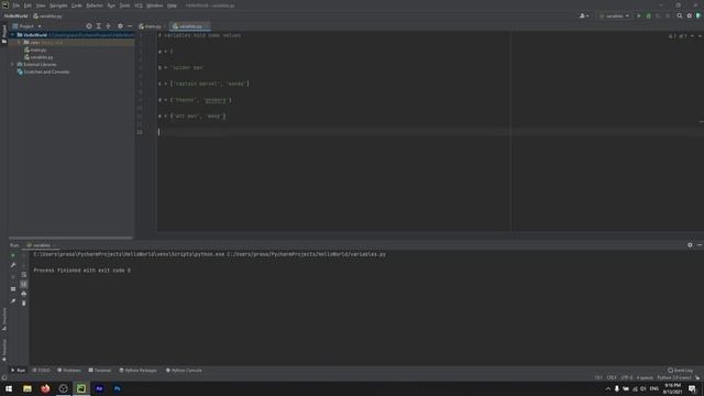 Syntax, Variables, Datatypes in Python | Learn Basics of python in just 5 min