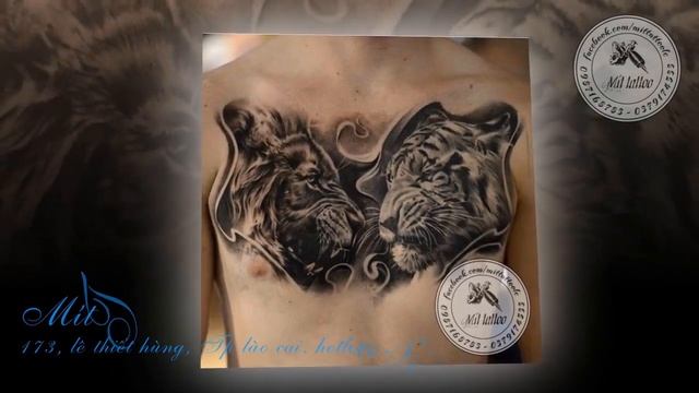 Hình Xăm Ở Ngực Cho Nam 2 - Mít Tattoo