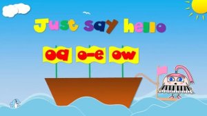 Long Vowel Letter o - oa/o-e/ow - English4abc - Phonics song