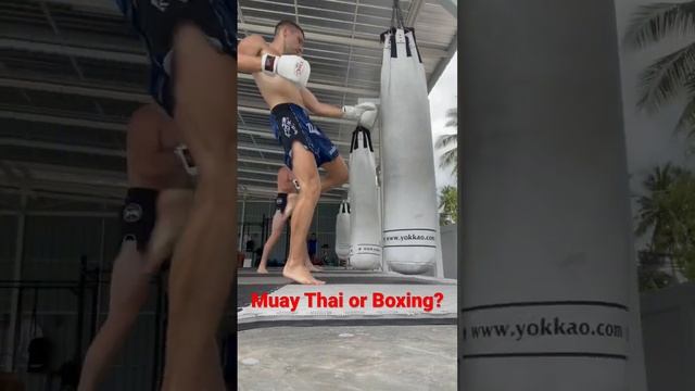 Muay Thai Vs. Boxing Bag Work ??