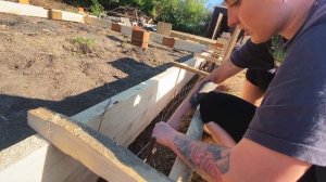 02. Нестандартный фундамент для A-Frame