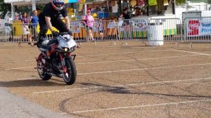 Stunt bikes at the Delta fair