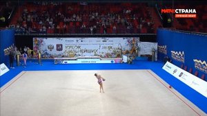 трогательное выступление Дины Авериной с мячом, двухминутный спектакль, красота и грация ❤️?❤️