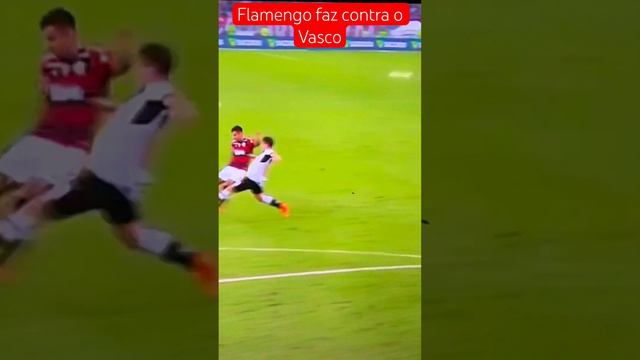 Pulgar abre o placar contra o Vasco, Flamengo vai vencendo. #copadobrasil #flamengo #mengão #vasco