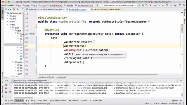 What is Spring security URL authorization? смотреть онлайн