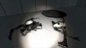 (GMod) Portal 2- Atlas and P-body get the portal gun