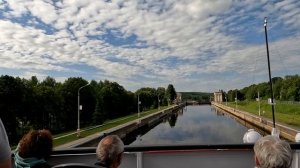 Круиз по рекам на теплоходе "Нижний Новгород". Москва - Санкт-Петербург. Устройство шлюзов.