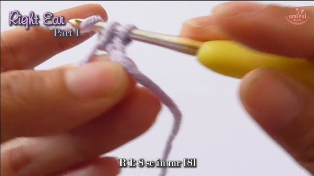 #119 | Amigurumi Elephant Free Pattern (2/4) | How To Crochet Amigurumi Characters | @AmivuiStudio смотреть онлайн