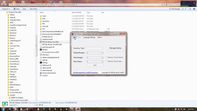 Pes 2017 || Master League Money Tool v3 by Devil Cold52 смотреть онлайн