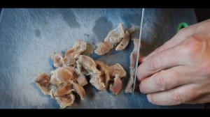 #94 САЛАТ ИЗ КУРИНЫХ ПУПКОВ