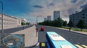 MOSCOW GARDEN RING BUS RIDE / Поездка по Садовому кольцу - Москвa в Cities: Skylines
