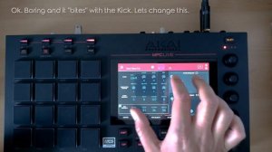 MPC Experiment: Creating a simple (Minimal) Techno Pattern with the MPC Live (lots of Sound Editing