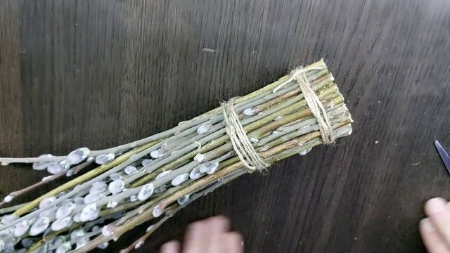 Праздник ☀ Композиция из вербы ЛЕГКО И ПРОСТО смотреть онлайн